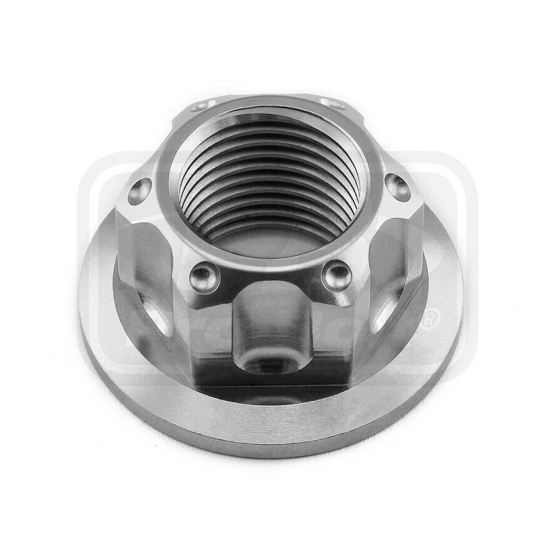 ΠΑΞΙΜΑΔΙΑ TITANIOY PRO-BOLT (TINUT16150001Z1) Titanium Flanged Axle Nut M16x(1.50mm) Front Wheel Natural