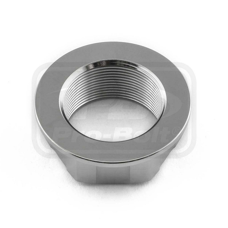 ΠΑΞΙΜΑΔΙΑ TITANIOY PRO-BOLT (TINUT24100001Z1) Titanium Flanged Axle Nut M24x(1.00mm) Front Wheel Natural