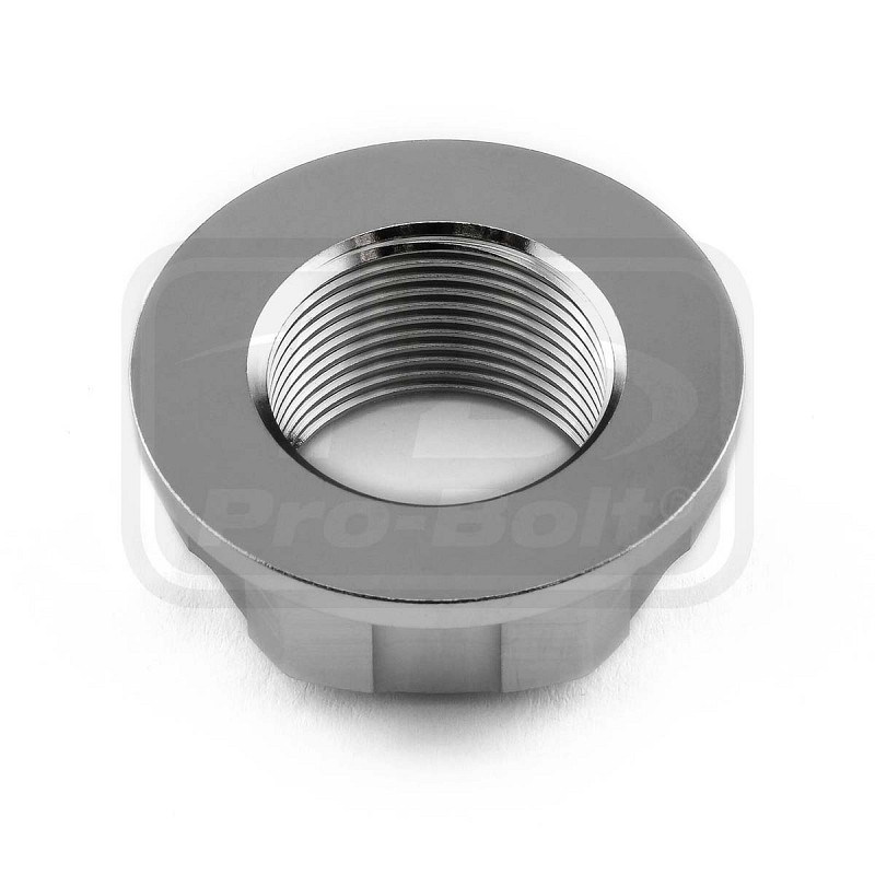 ΠΑΞΙΜΑΔΙΑ TITANIOY PRO-BOLT (TINUT25150003Z2) Titanium Flanged Axle Nut M25x(1.50mm) Swingarm Pivot - ΨΑΛΙΔΙΟΥ Natural