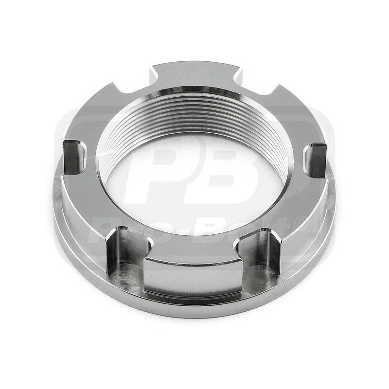 ΠΑΞΙΜΑΔΙΑ TITANIOY PRO-BOLT (TINUT30100001Z3) Titanium Flanged Axle Nut M30x(1.00mm) Swingarm Pivot - ΨΑΛΙΔΙΟΥ Natural