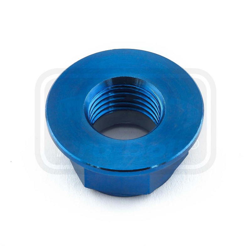 ΠΑΞΙΜΑΔΙΑ TITANIOY PRO-BOLT (TINYNFL12FFB) Titanium Flanged Nylon Nut M12x(1.25mm) Blue