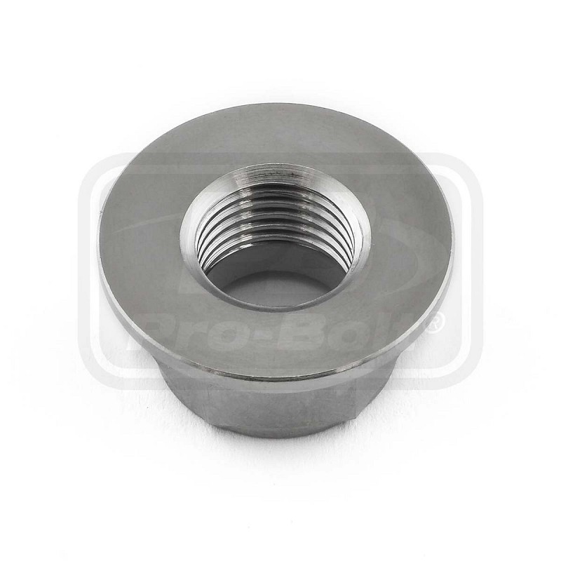 ΠΑΞΙΜΑΔΙΑ TITANIOY PRO-BOLT (TINYNFL12FF) Titanium Flanged Nylon Nut M12x(1.25mm) Natural