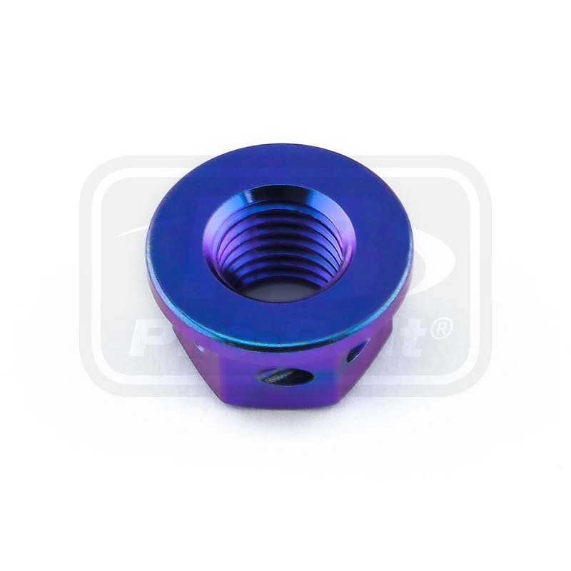 PRO-BOLT ΠΑΞΙΜΑΔΙΑ Titanium Sprocket Nuts M10x(1.25mm) Drilled Purple