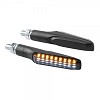 ΦΛΑΣ MOTO ΕΜΠΡΟΣ 12V SMD LED VICTORY ΜΑΥΡΟ 2 ΧΡΗΣΕΩΝ (ΘΕΣΕΩΣ /ΦΛΑΣ) 91X15MM LAMPA - 2 TEM