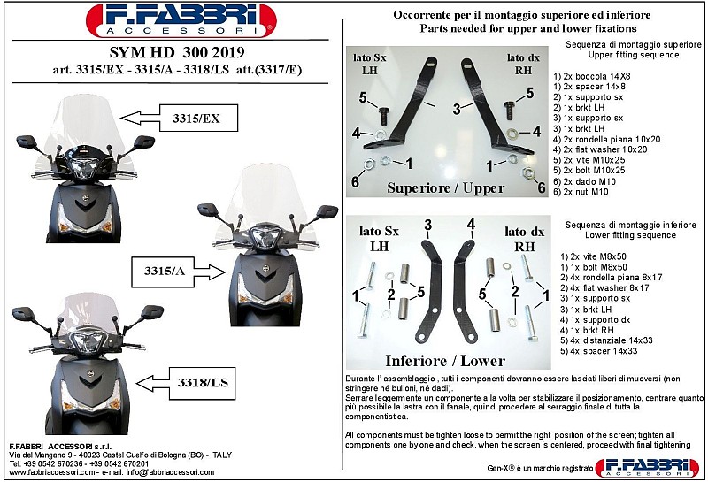 FABBRI Ανεμοθώρακας-Ζελατίνα HD 300 2019   SUMMER (3318/LS)