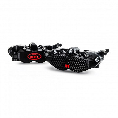 HEL V2 108mm Solid Billet 4 Piston Front Radial Brake Calipers with Finned Back (2τεμ)