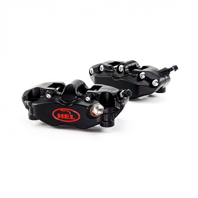 HEL V2 108mm Solid Billet 4 Piston Front Radial Brake Calipers with Flat Back (2τεμ)