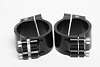 Motorcycle clip-on handlebars ? 47 mm, black, type Sport