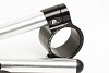 Motorcycle clip-on handlebars ? 53 mm, black, type Sport
