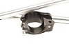 Motorcycle clip-on handlebars ? 47 mm, black, type Sport