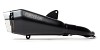 REMUS RS RACING, machined aluminium endcap, silver coated, stainless steel black