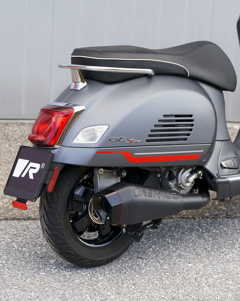 REMUS RS 2.0 RACING, stainless steel black