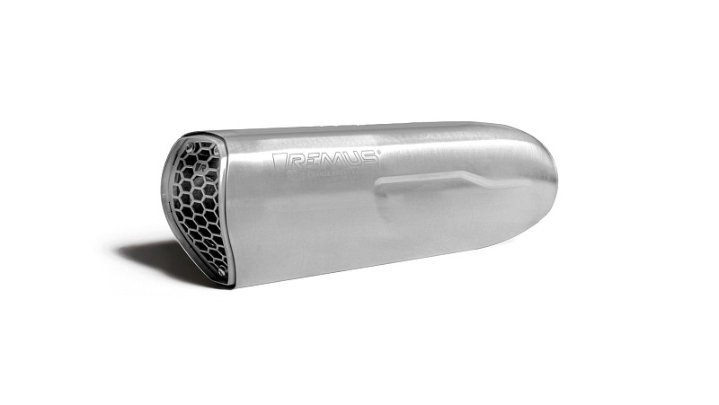 Slip On REMUS NXT (sport silencer with removable sound insert), stainless steel