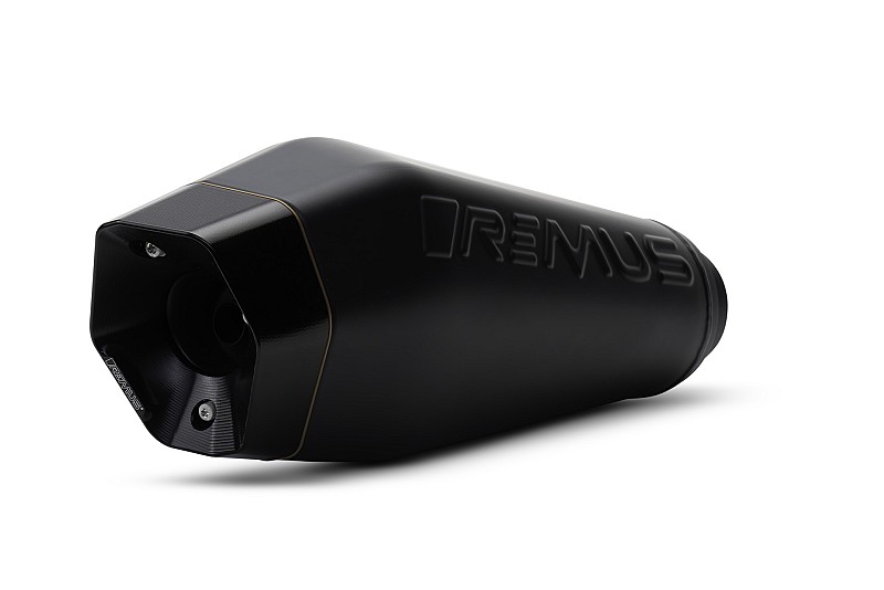 REMUS RS 2.0 RACING, stainless steel black