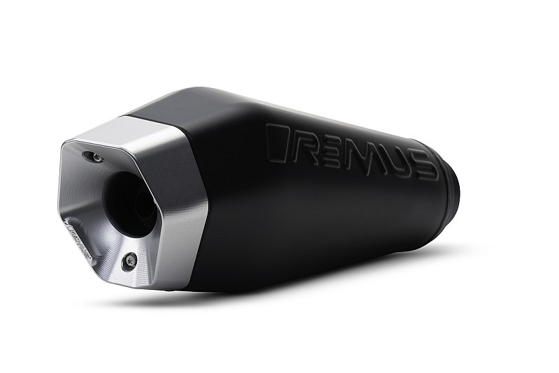 REMUS RS 2.0 RACING, stainless steel black