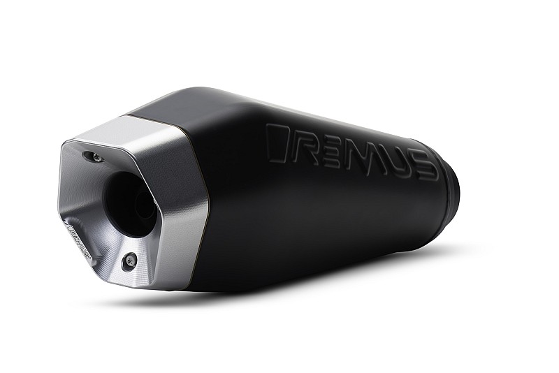 REMUS RS 2.0 RACING, stainless steel black