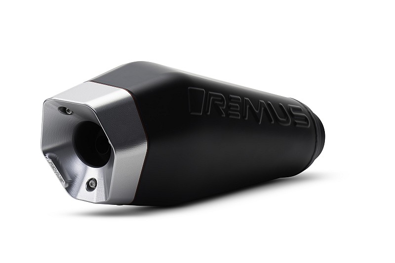 REMUS RS 2.0 RACING, stainless steel black