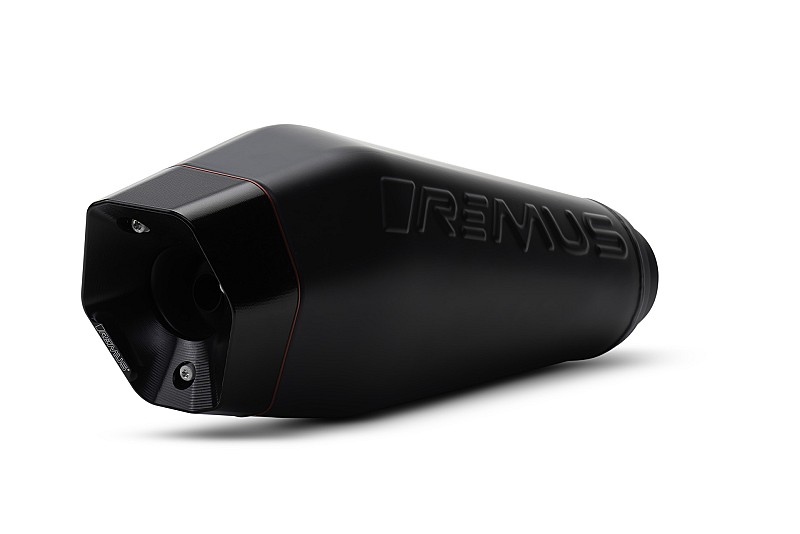 REMUS RS 2.0 RACING, stainless steel black