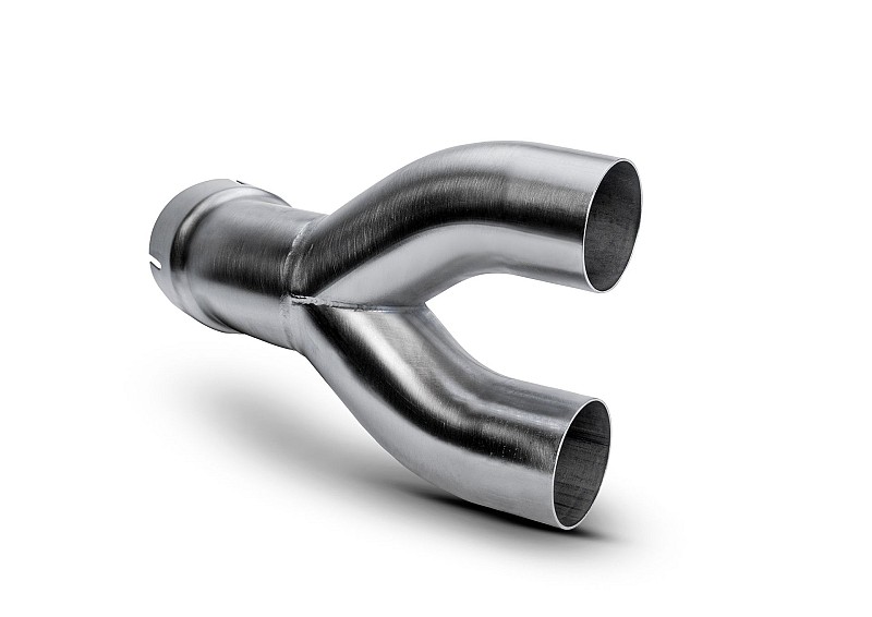 Stainless steel connection tube, incl. ECE type approval