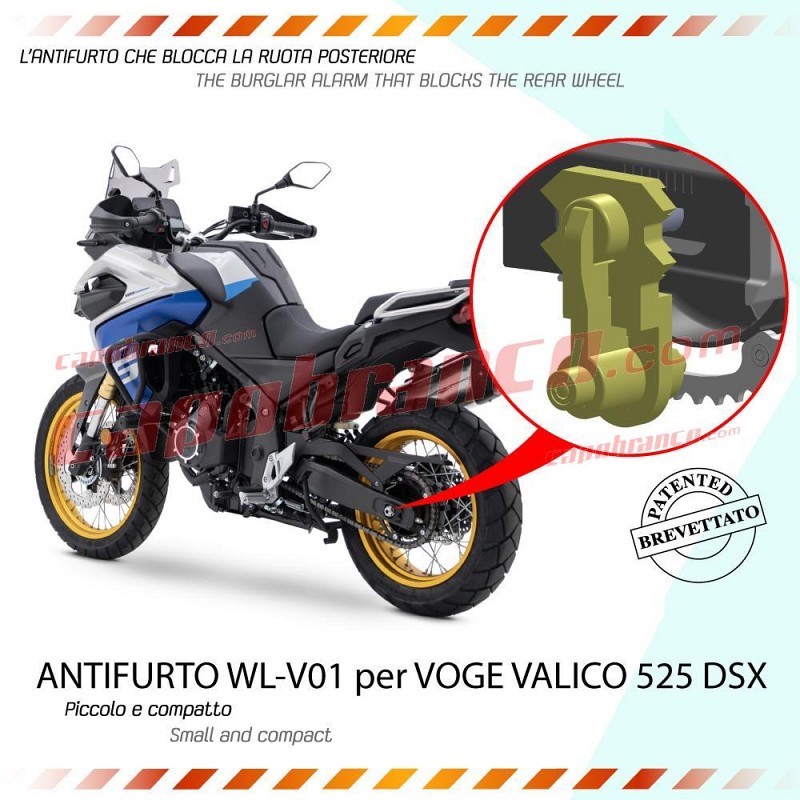 WHEEL & LOCK ΚΛΕΙΔΑΡΙΑ ΓΙΑ VOGE Valico 500DS (2021 - 24) e 525DSX (2023 - 24)