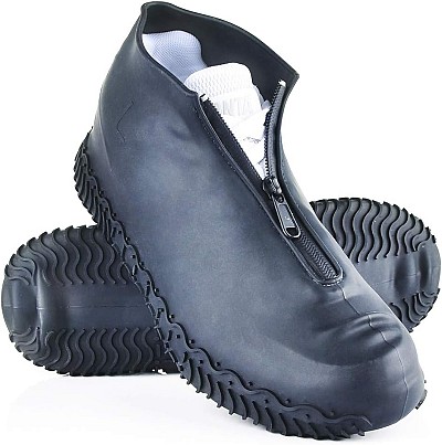 WATERPROOF SILICONE SHOE COVER BLACK CAMPO