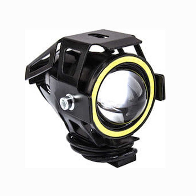 Αδιάβροχος Προβολέας Μοτοσυκλέτας Cree LED U7 Angel Eye Με Λευκό Φως