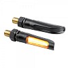ΦΛΑΣ MOTO NAIL ΜΑΥΡΑ 12V COB LED M8 50X10MM LAMPA - 2 TEM.