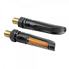 ΦΛΑΣ MOTO NAIL ΜΑΥΡΑ 12V COB LED M8 50X10MM LAMPA - 2 TEM.