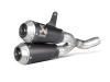 (2) Τελικα open Round Black Monster 797 17-20/Scrambler Café Racer 17-20/Scrambler Icon /   15-20