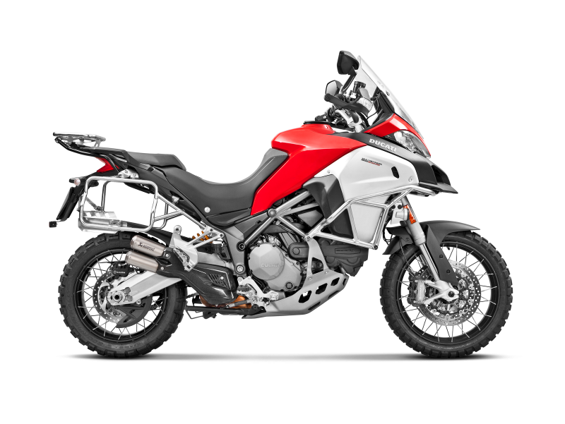 (2) Τελικα open Round τιτανίου Multistrada 950 / 950 S 17-20/Multistrada 1200 Enduro 17-18/Multistrada 1260 Enduro 19-20