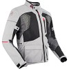 Μπουφάν μηχανής BAKUNDU Jacket Grey/Black/Red BTV831
