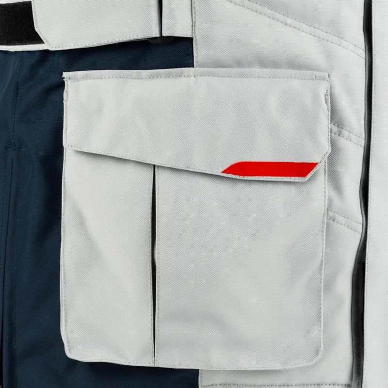 Μπουφάν μηχανής SIBERIA Jacket Grey/Blue/Red BTV851