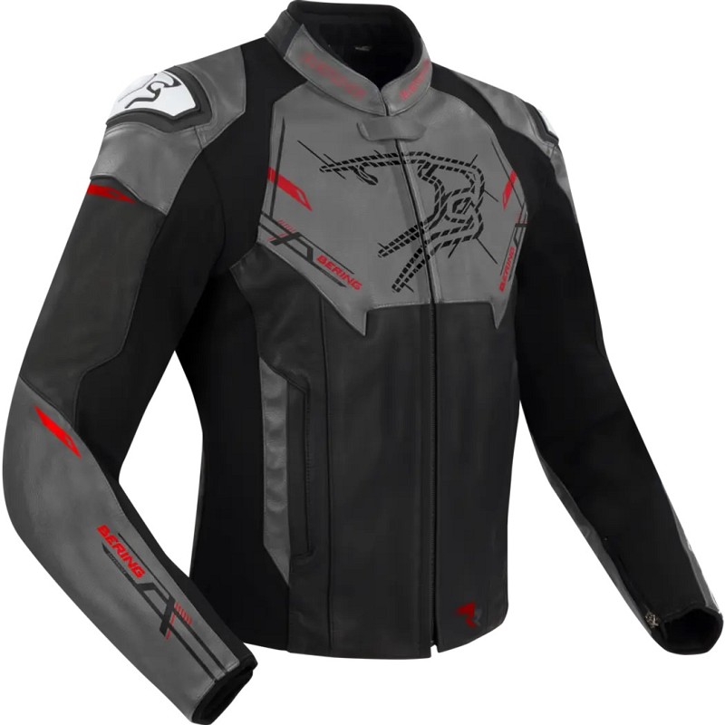 Μπουφάν μηχανής BERING Jacket SNAP Black/Grey BCB588