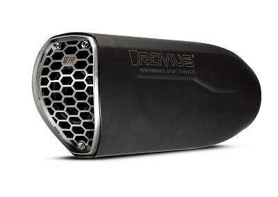 Slip On REMUS NXT Sport Exhaust Honda HONDA Trans-Alp XL 750 MY 2023=> 2-cylinder 67,5kW 2023=> No ECE Μαύρο