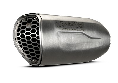 Slip On REMUS NXT Sport Exhaust Honda HONDA Trans-Alp XL 750 MY 2023=> 2-cylinder 67,5kW 2023=> No ECE Ασημί