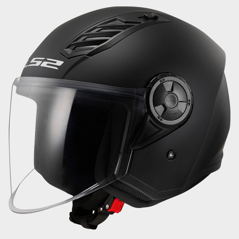 Κράνος O/F LS2  OF616 AIRFLOW II 22.06 BLACK MATT