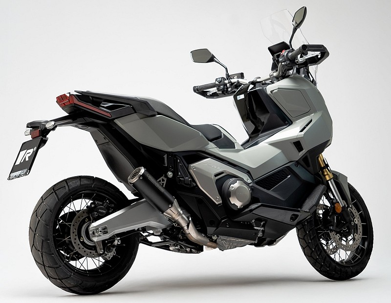 HONDA CB 1000 Hornet 25- BoostR with removable sound insert (RACE) Material: Edelstahl schwarz Color: stainless steel black