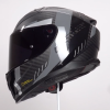 ΚΡΑΝΟΣ FULL FACE VECTOR II CARBON FF811 SOLID CARBON GRID MATT BLACK GREY ECE 22.06 |LS2