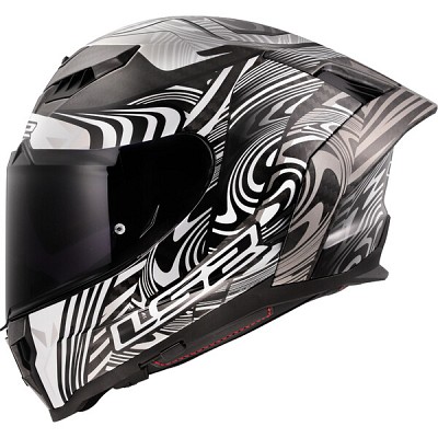 ΚΡΑΝΟΣ FULL FACE FF807 DRAGON ENTHUM GLOSS SILVER