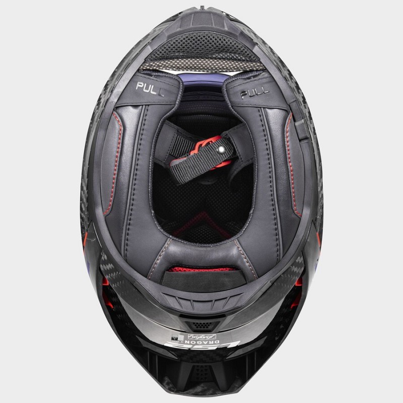 ΚΡΑΝΟΣ FULL FACE FF807 DRAGON TRAX GLOSS RED