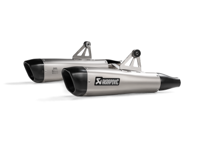 (2) Τελικα street legal τιτανίου Boneville T100/T120 17-20