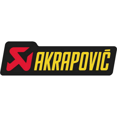 Αυτοκόλλητο Akrapovic (120 AL Horizontal) 120 x 34.5 mm Heat Resistant