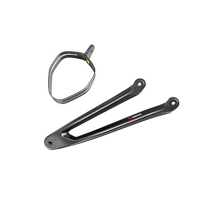 Optional Muffler bracket with Muffler clamp (Carbon) Ninja ZX-10 RR 17-20
