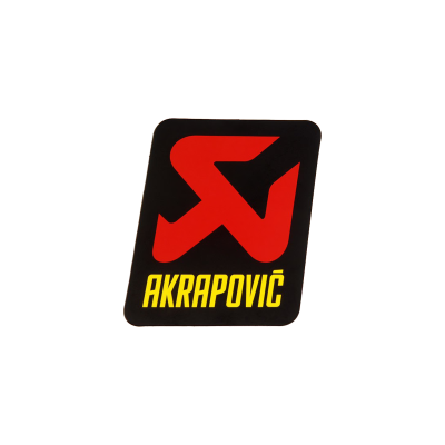 Αυτοκόλλητο Akrapovic (75 AL Vertical) 60 x 75 mm Heat Resistant