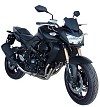 FABBRI Ανεμοθώρακας-Ζελατίνα NAKED ΜΑΥΡΗ MAT KAWASAKI Z750 11-13 (K125/DDX)