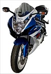 FABBRI Ανεμοθώρακας-Ζελατίνα Double Bubble Clear SUZUKI GSXR600 / GSXR750 11-13 (S130/C)