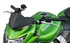 FABBRI Ανεμοθώρακας-Ζελατίνα GEN-X SPORT ΜΑΥΡΗ ΜΑΤ ΓΙΑ KAWASAKI Z750 07-10 / Z1000 07 (KX080/XDX)