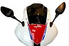FABBRI Ανεμοθώρακας-Ζελατίνα DOUBLE BUBBLE ΣΚΟΥΡΟ ΦΙΜΕ HONDA CBR600RR 13 (H153/DS)