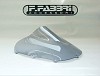 FABBRI Ανεμοθώρακας-Ζελατίνα DOUBLE BUBBLE ΣΚΟΥΡΟ ΦΙΜΕ HONDA CBR900RR 02-03 (H038/DS)
