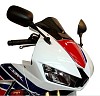 FABBRI Ανεμοθώρακας-Ζελατίνα DOUBLE BUBBLE ΣΚΟΥΡΟ ΦΙΜΕ HONDA CBR600RR 13 (H153/DS)